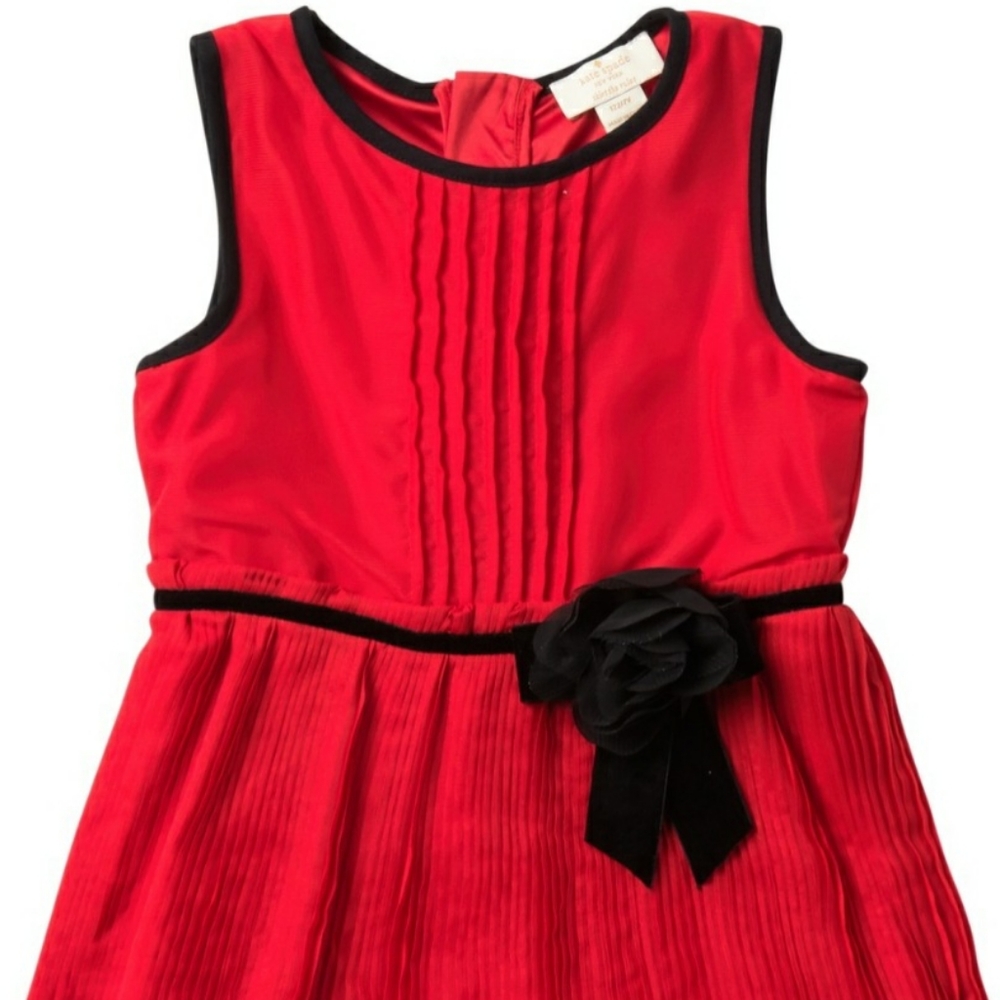 🎉 Host Pick 🎉  Kate Spade Red Holiday Chiffon Dress - 152/12Y - Picture 2 of 7